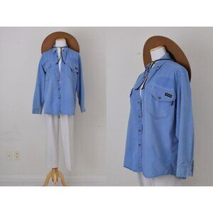 Vintage WORNNN Men's Workshirt Long Sleeves | size 42-R‎ (MD-RG)